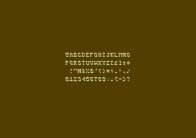 Sheriff Font [123 bytes]