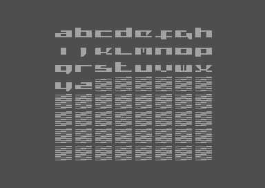 Joe Petscii + 256b Font