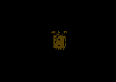 Hold my...