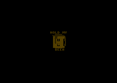 Hold my...