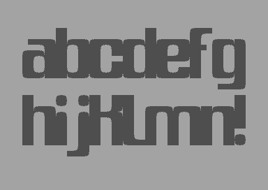 10 Char Font