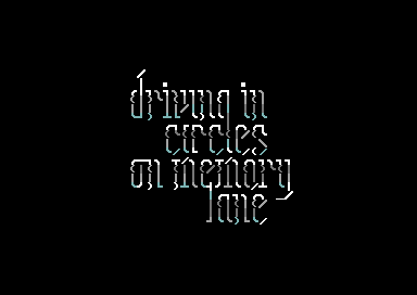 Driving in Circles on Memory Lane