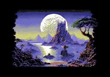 Moonlit Sky Castle