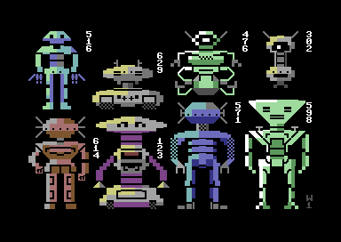 Paradroid Robots 3