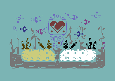Lapins de mer amoureux