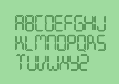 LCD Font