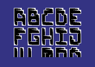Scan&Spin PETSCII Font - PET Font