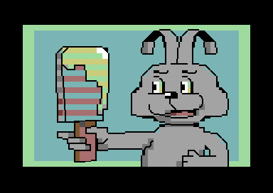 Jänis PETSCII