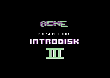 Intro Disk III