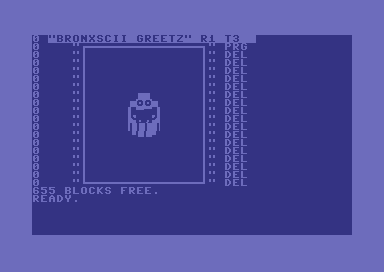 Bronxscii Greetz - Bronxscii_Dirart