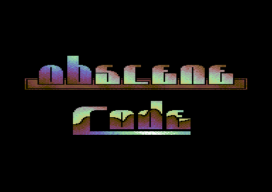 Obscene Code - Obscene Code Logo