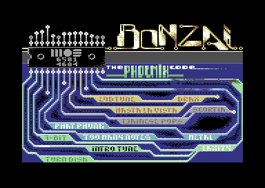 T.P.C.T.S. - Menu Screen