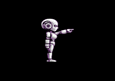 Robot - Not Human - Female Humanoid Pointing