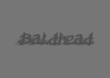 Inverse Display 100% - Baldhead Logo