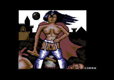 Into the Dark - Naked Female Warrior