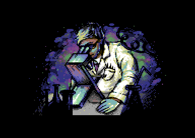 The Lab - Binocular Microscope X With Scientist