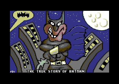 The True Story of Batman - Title Card