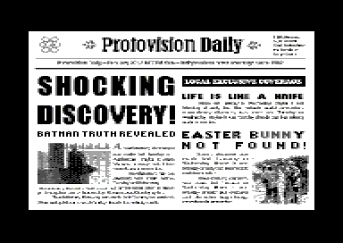 The True Story of Batman - Newspaper