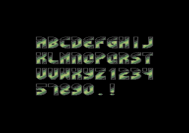 Xidex Art Intro 1 - 3x3 Font