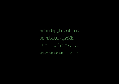 The Hat - Shifted Ghost Font