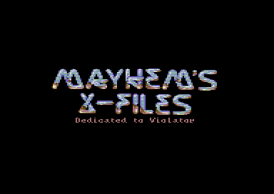 X-Files IFLI  - Mayhem's X-Files Logo