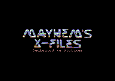 X-Files IFLI - Mayhem's X-Files Logo