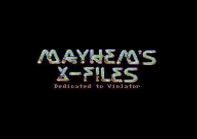 X-Files IFLI  - Mayhem's X-Files Logo