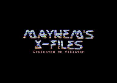 X-Files IFLI - Mayhem's X-Files Logo