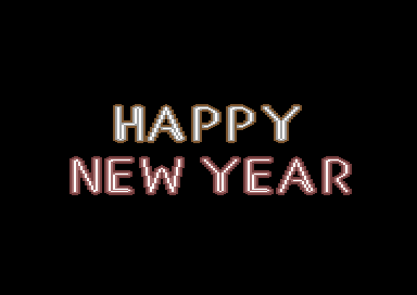 Neon Xmas - Happy New Year Logo