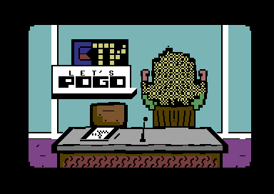 PETSCII Intro - Newscaster Spinning