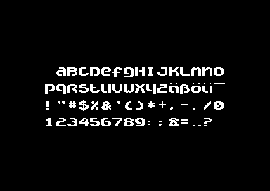 Alpha Flight Intro - 2x2 Font