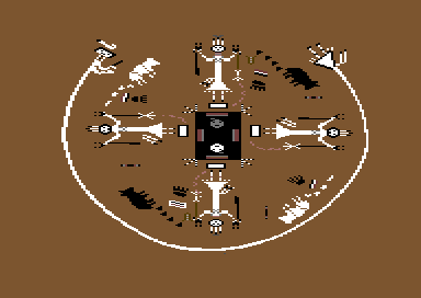 Navajo Sandpainting Art - Home of the Bears