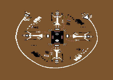 Navajo Sandpainting Art - Home of the Bears