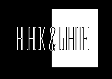 Black & White - Black and White