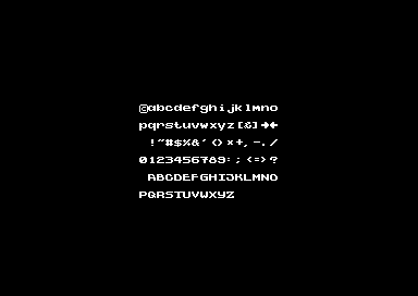 Rowdy's Flashback - 1x1 Font