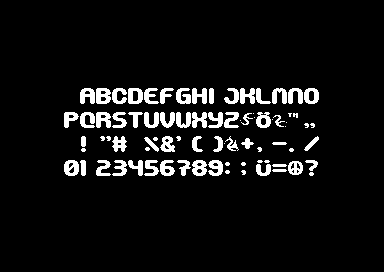Blue Intro (atl+f4cg) - 2x2 Font