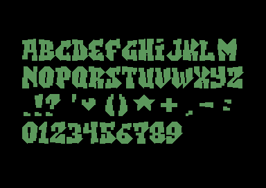 Graffiti Intro - PETSCII Font