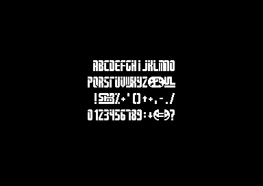 Happy End - 1x2 Font