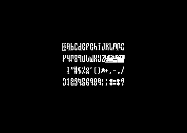 TREX Intro 8 - 1x2 Font