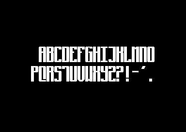 Dance on the Air - 2x4 Font
