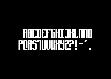 Dance on the Air - 2x4 Font