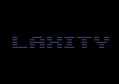 Laxity Intro #98 (The 512 Byte Intro) - Laxity Logo