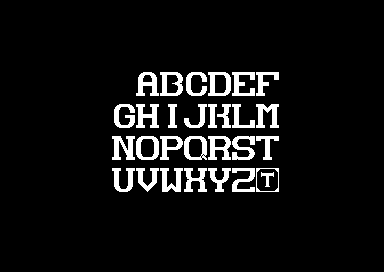 Fontpack V1.33 - 3x3 Font 2