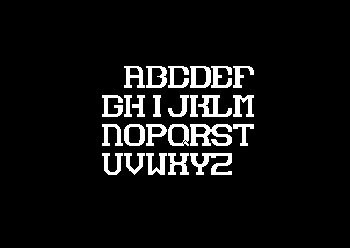 Fontpack V1.33 - 3x3 Font