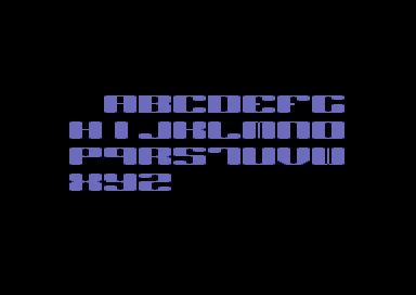 Fontpack V1.33 - 4x2 Font