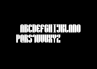 Fontpack V1.33 - 2x4 Font