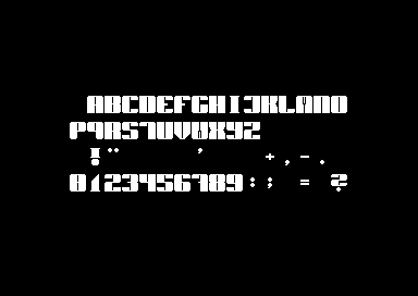 Fontpack V1.33 - 2x2 Font 4