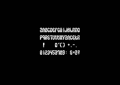 Fontpack V1.33 - 1x2 Font 2