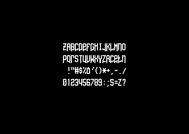 Fontpack V1.33 - 1x2 Font