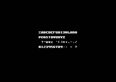 Fontpack V1.33 - 1x1 Font 6
